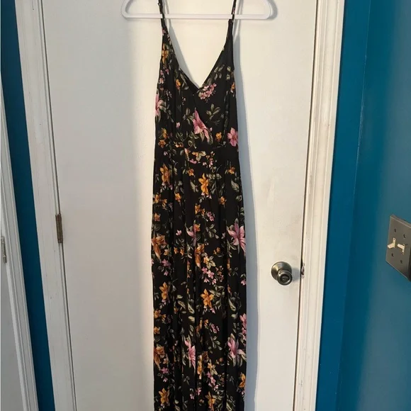 American Eagle Outfitters Black and Pink Jumpsuit - Picture 1 of 8